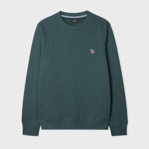 Paul Smith Organic Cotton Zebra Logo Sweatshirt, Size XL